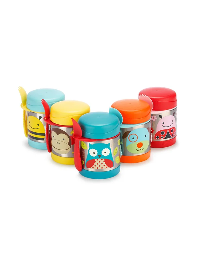 Skip Hop Zoo Insulated Little Kid Food Jar Monkey