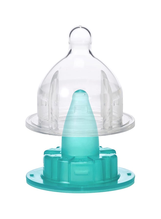 Breastflow Feeding Bottle, Pack Of 3, 9oz - Clear/Green/White