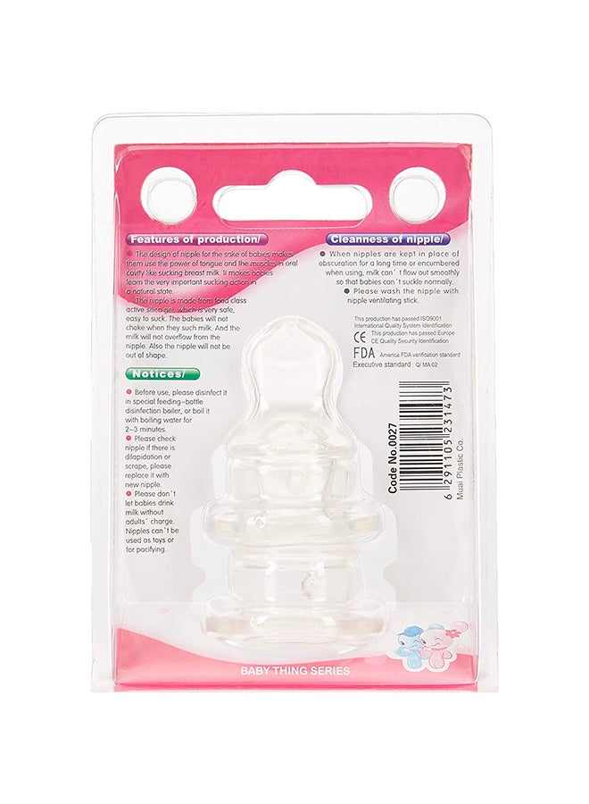 2 Pieces Standard Caliber Sense Oriented Nipple
