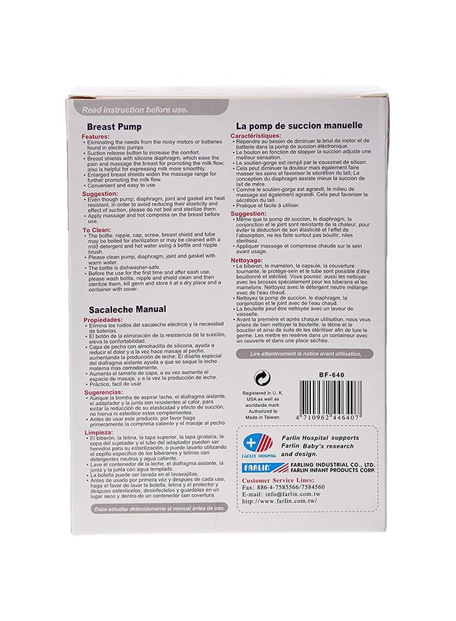 FARLIN Luxurious Manual Breast Pump - Image 4