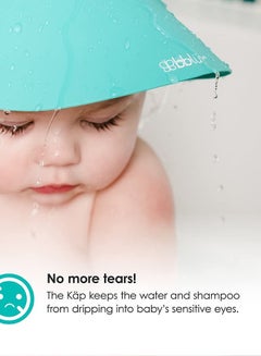 Käp Silicone Shampoo Repellent Cap – Adjustable, Soft & Waterproof Baby Shower Hat – Tear-Free Bathing Protection for Eyes & Ears – BPA & PVC-Free (0+ Months) - v1623843933/N20461807A_4