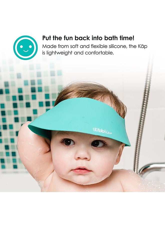 bbluv Käp Silicone Shampoo Repellent Cap – Adjustable, Soft & Waterproof Baby Shower Hat – Tear-Free Bathing Protection for Eyes & Ears – BPA & PVC-Free (0+ Months)  - Image 5