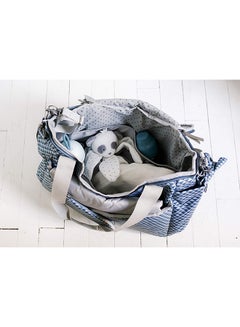 BEABA Sydney Iibaby Changing Bag Diaper Bag For Babies And Newborn Large Capacity Baby Changing Matiso Thermal Lunch Pouch Buggy Attachment System Print Blue  - Image 5