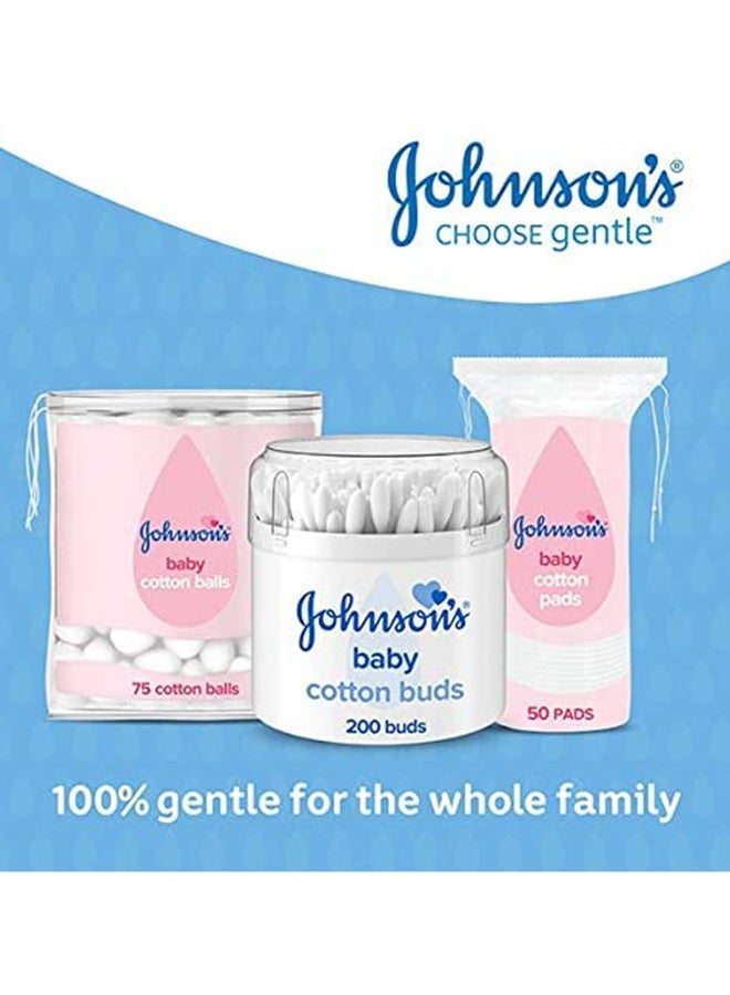 Johnson's - 200-Piece Cotton Earbuds - Image 1
