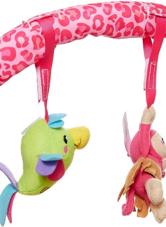 summer infant - 3-Stage Deluxe 360 Degree Rotational Super Seat With 6 Playful Toys, Island, Pink/Green - SI/13306 - Image 1