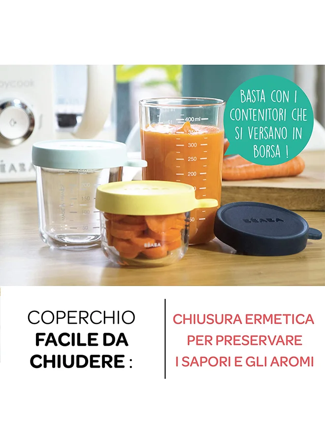 BEABA 2-Piece Glass Containers Set