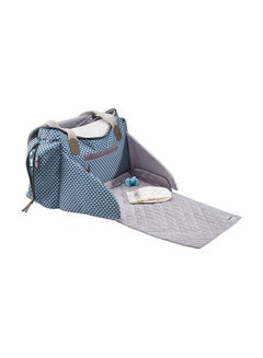 BEABA Sydney Iibaby Changing Bag Diaper Bag For Babies And Newborn Large Capacity Baby Changing Matiso Thermal Lunch Pouch Buggy Attachment System Print Blue  - Image 3