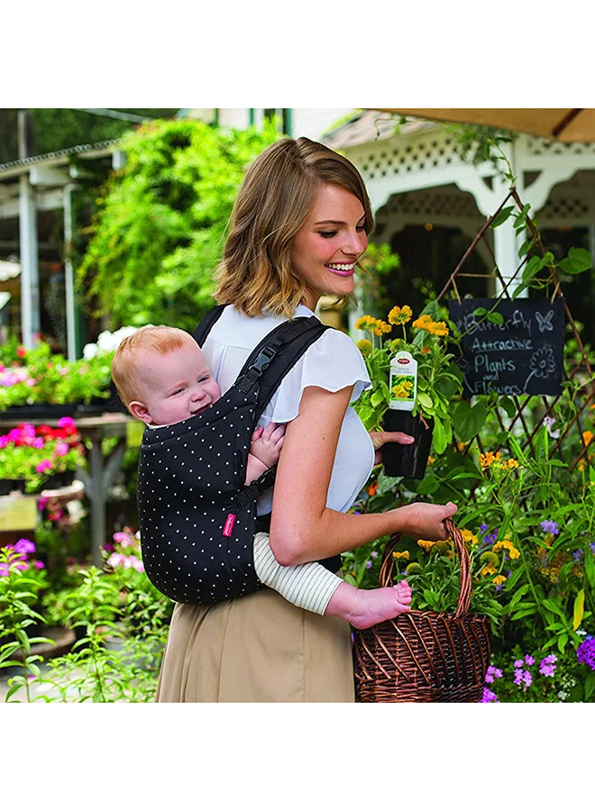 infantino Zip 2 In 1 Travel Carrier With Padded Shoulder, Shoulder Straps/Wide Waist Belt Easy To Fold And Unpack facing In And Back Pack Position, Black, Zip Travel Carrier And Trade