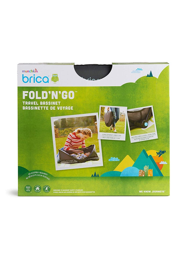 Munchkin - Brica Fold 'n Go Travel Bassinet - Image 1