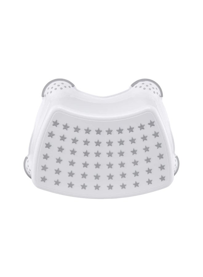 Step Stool With Anti-Slip Function, White