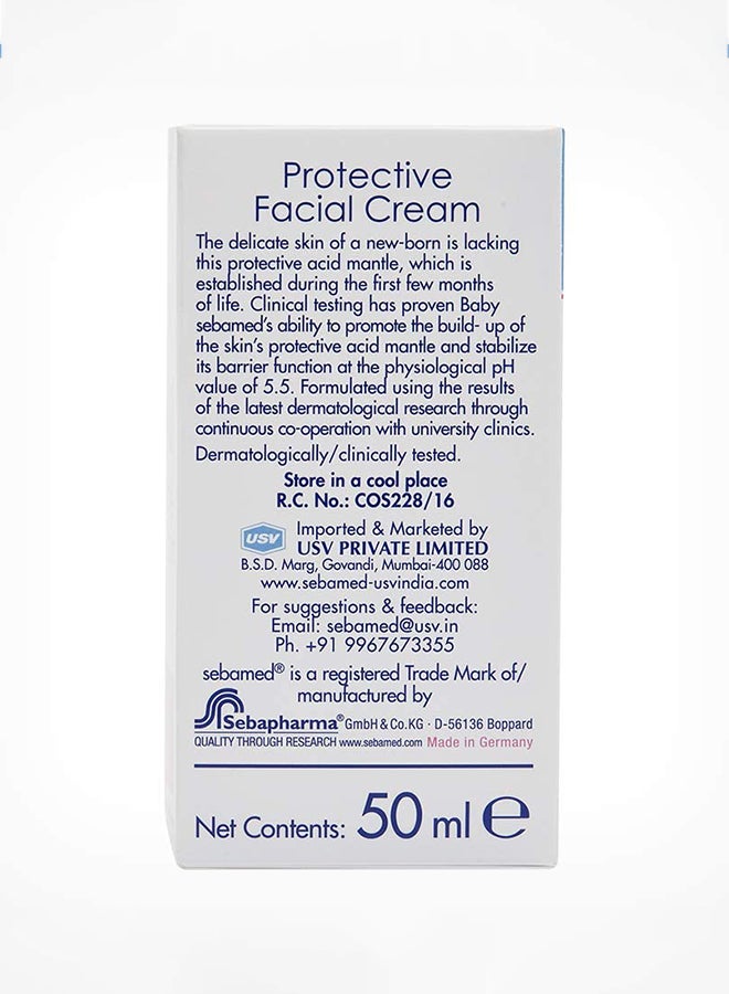 Protective Facial Cream For Delicate Facial Skin With Panthenol - 50ml 