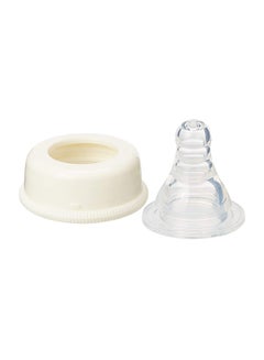 pigeon Streamline Slim-Neck Feeding Bottle, 250 mL - Clear/White  - Image 2