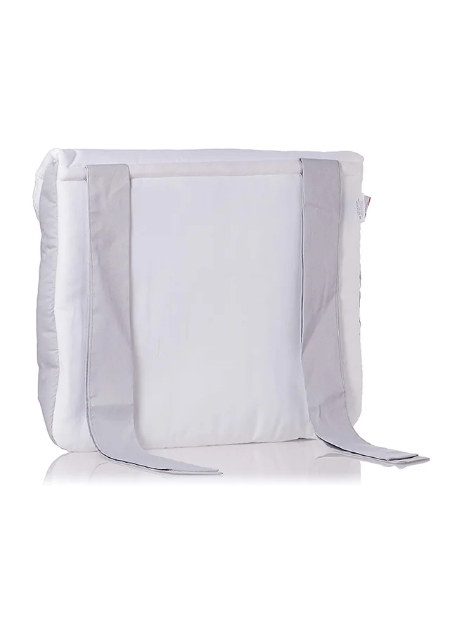 cam Cot Storage Bag Baby Pocket Beside, Linen Baby Nursery Organizer Bag, Washable, Crib, Playard Hanging Bag, Packet Organizer, Cribs, Diaper Caddy - White