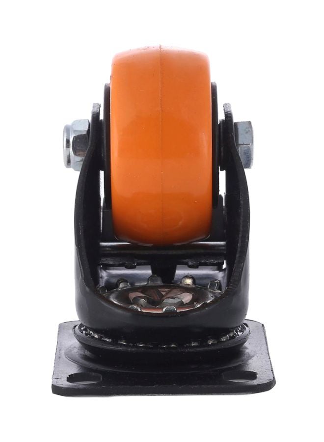 بي إم بي تولز عجلة محورية دوارة متوسطة التحمل مع فرامل برتقالي/أسود - Image 3