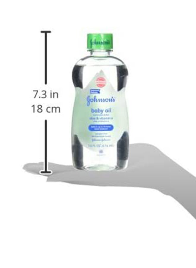 Johnson's - Aloe Vera And Vitamin E Baby Oil - Image 1