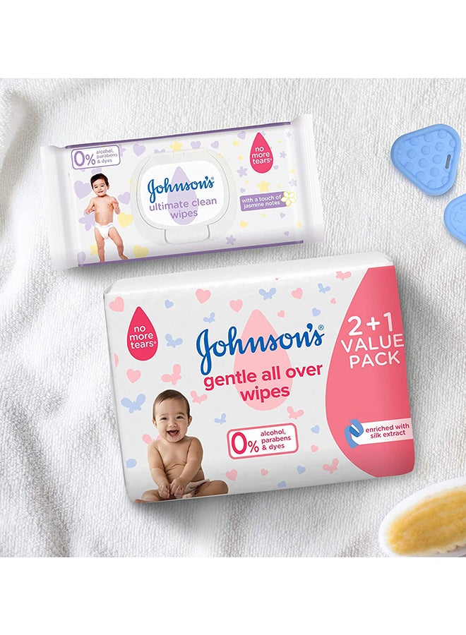 Johnson's - Baby Wipes - Gentle All Over, 72 - Image 1