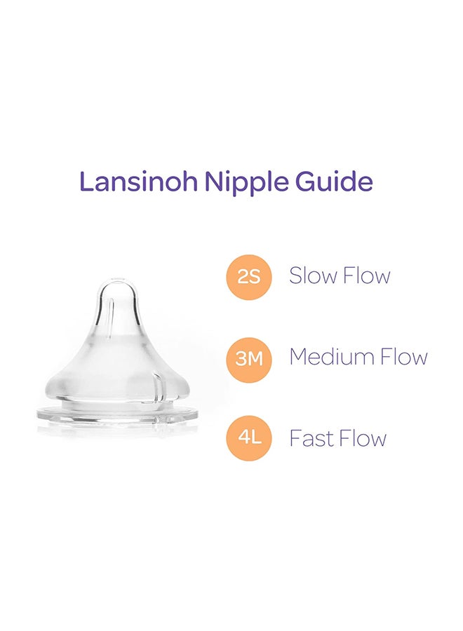 Lansinoh - 2-Piece Fast Flow Naturalwave Nipples Set - Image 1