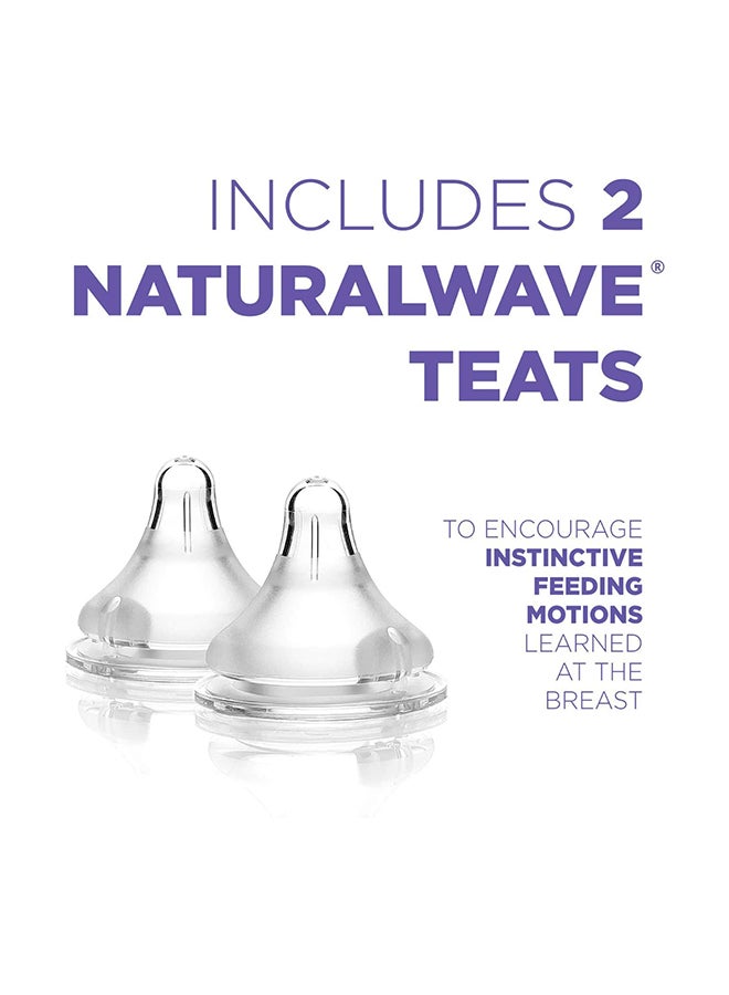 Lansinoh - 2-Piece Fast Flow Naturalwave Nipples Set - Image 1