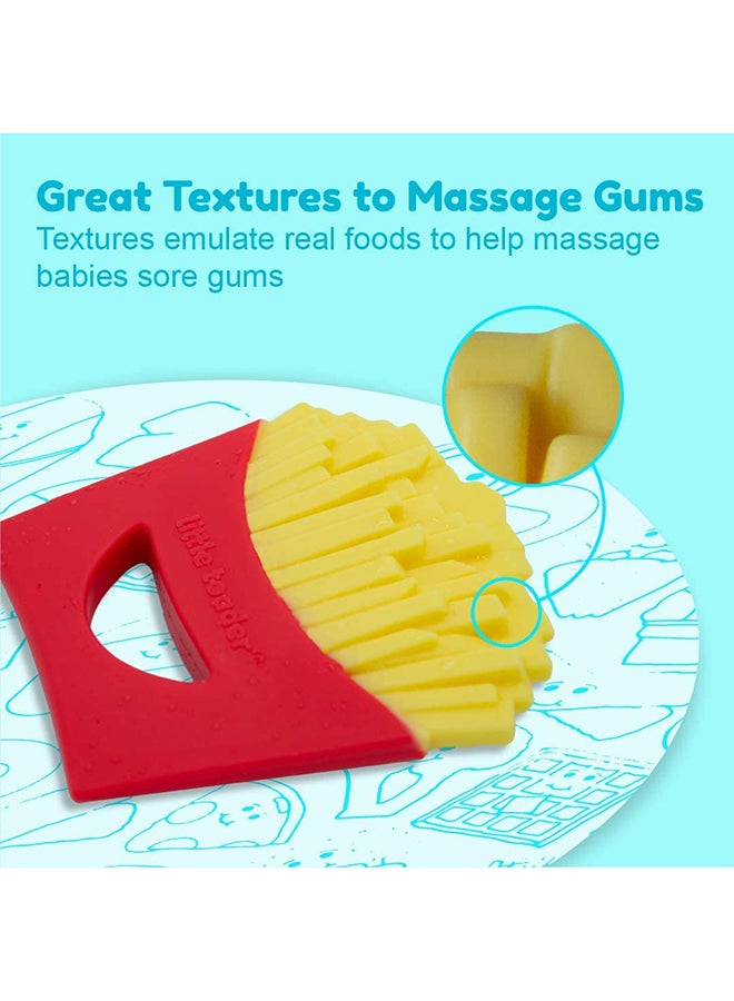 Little Toader - Soft Silicone Fry Shaped Teether - Image 1