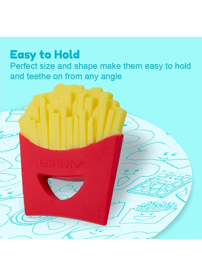 Little Toader - Soft Silicone Fry Shaped Teether - Image 1