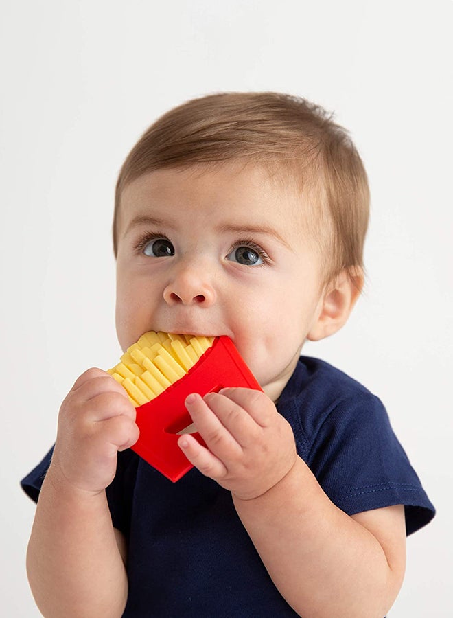 Little Toader - Soft Silicone Fry Shaped Teether - Image 1
