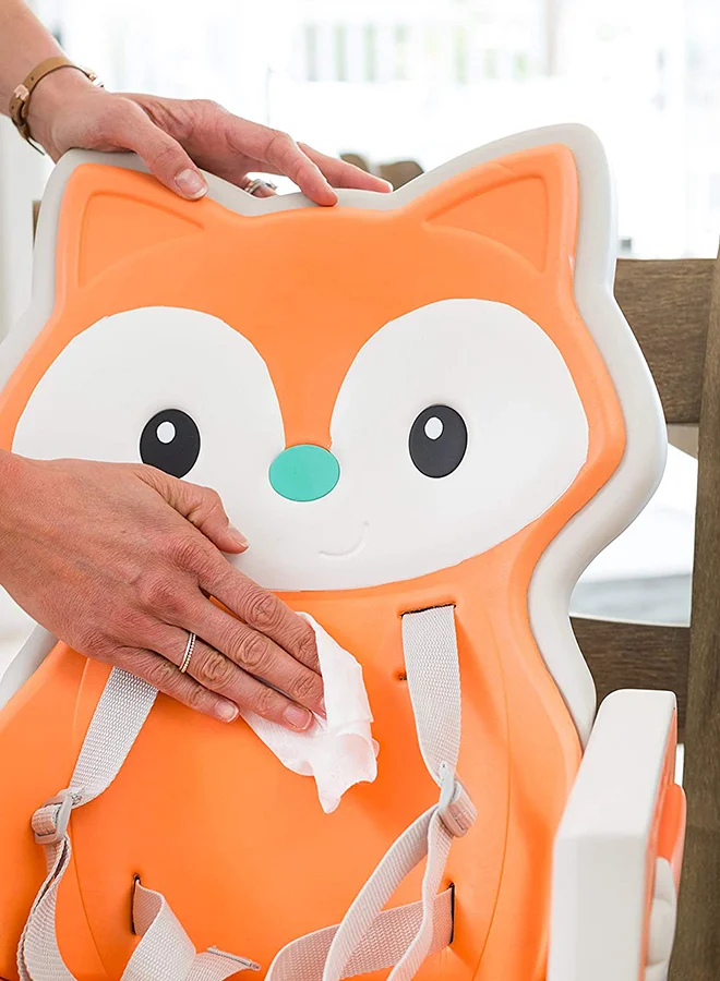 infantino Grow With Me 4-In-1 Convertible High Chair, Orange/White/Blue - IN203008