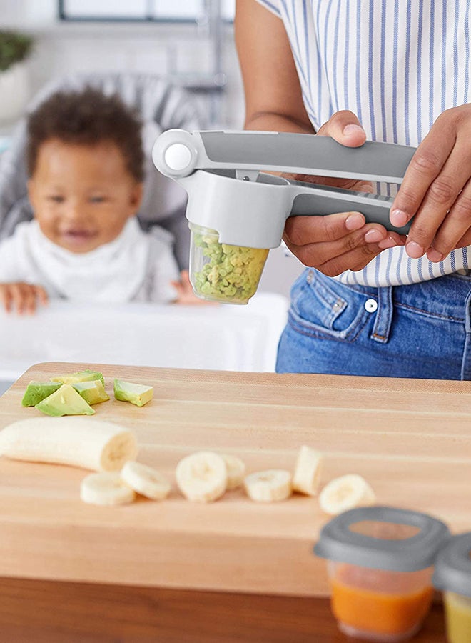 Skip Hop - Easy-Prep Food Press Set - Grey - Image 1