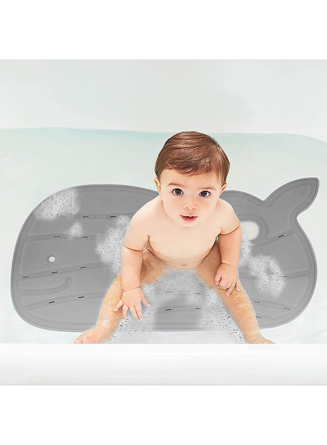 Skip Hop - Non - Slip Baby Bath Mat, Moby - Grey - Image 1
