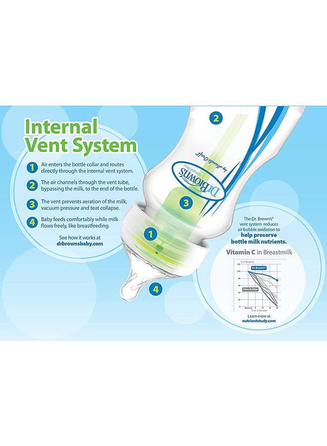 Dr. Brown’s Option Plus Wide Neck Feeding Bottle, 270 ml - Image 5