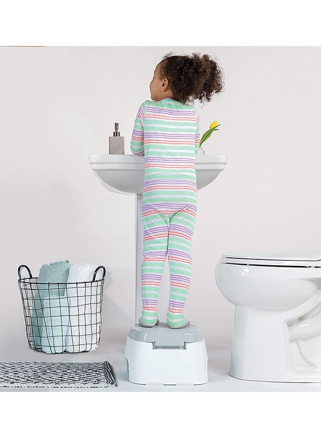 2-In-1 Step Up Potty Training System, 18+ M - Grey/Blue - v1623844355/N37735201A_4