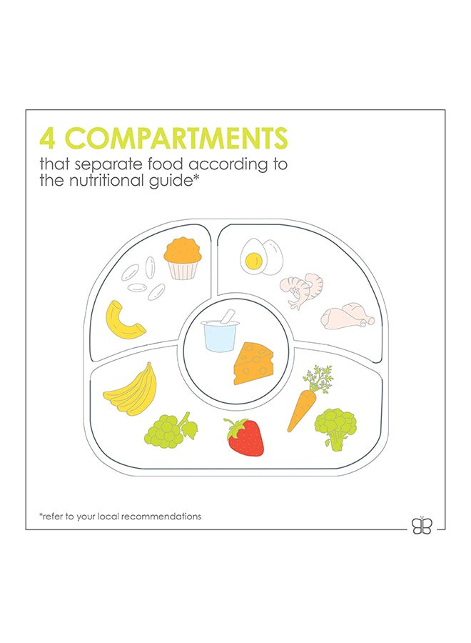 bbluv - Silicone Plate With Spoon - Image 1