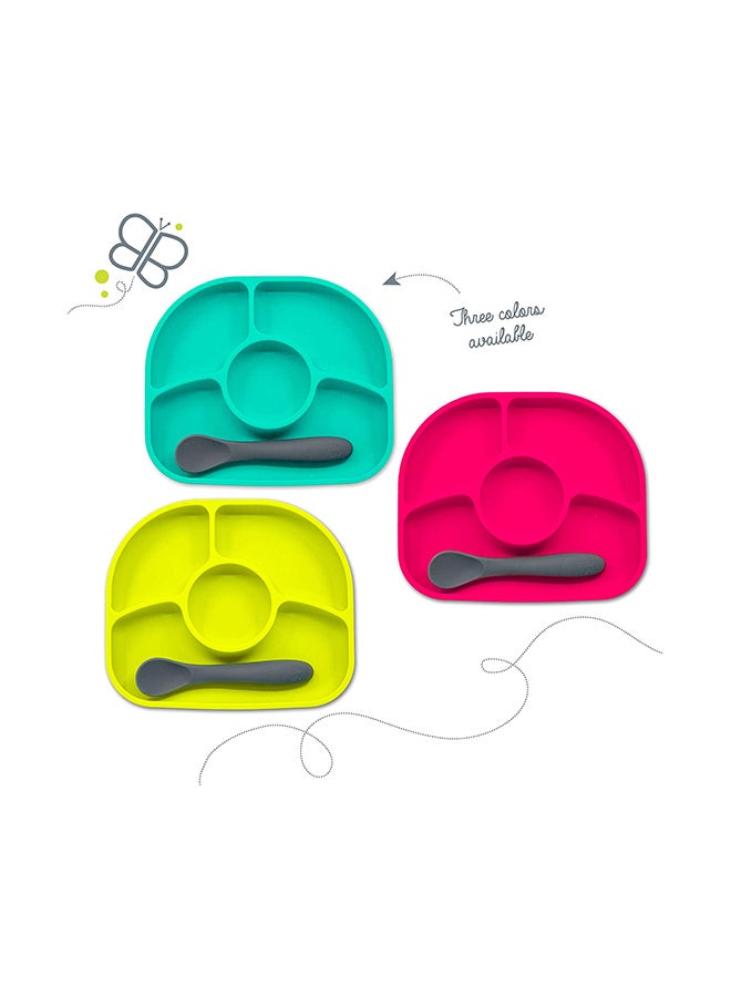 bbluv - Silicone Plate With Spoon - Image 1