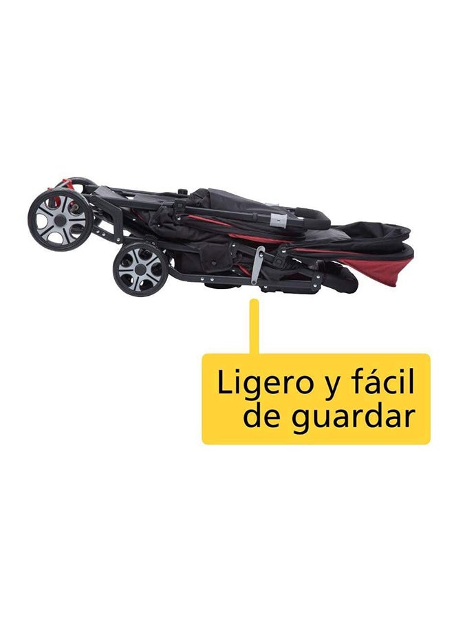 Safety 1st Teamy Double Stroller - Black/Red  - Image 4