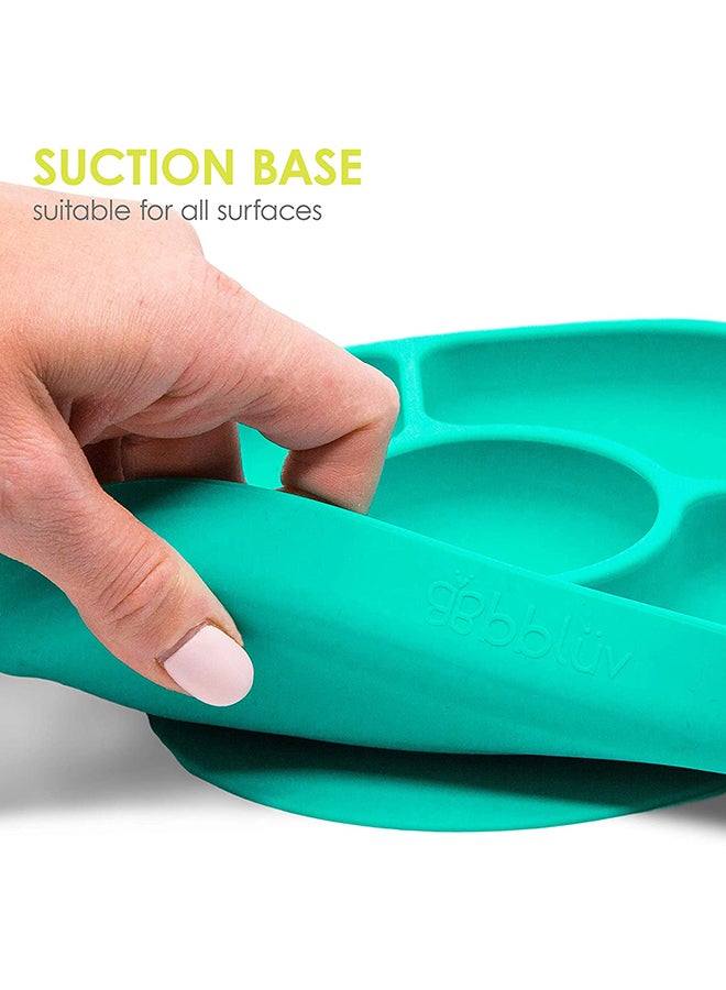 bbluv - Silicone Plate With Spoon - Image 1