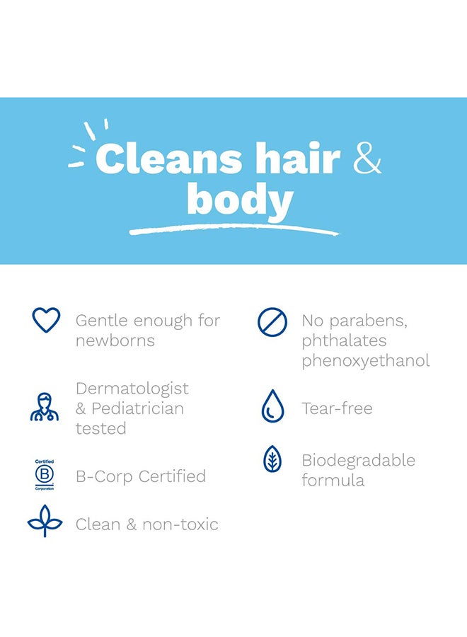 Mustela - 2-In-1 Baby Cleansing Gel with Farmed Avocoado For Hair And Body, Pack Of 2, 200ml+200ml - Image 1