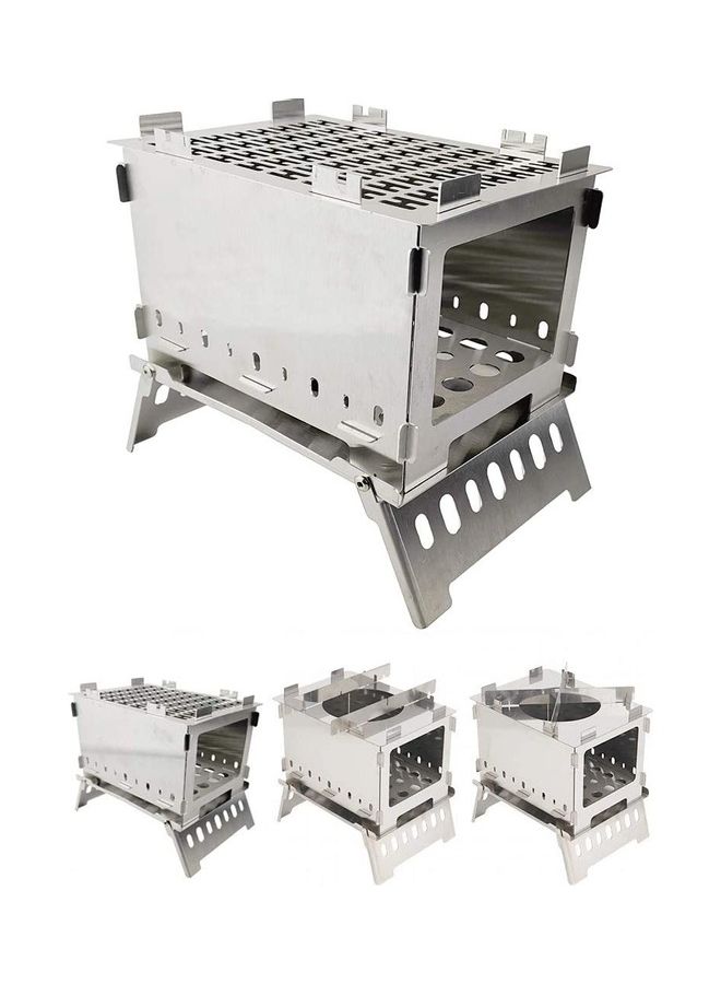 XiuWoo Potable Stainless Steel Wood Burning Stove with Storage Bag - Image 1