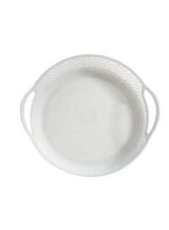لوازم مجموعة سلال فاكهة دائرية مكونة من 4 قطع أبيض  - Image 5
