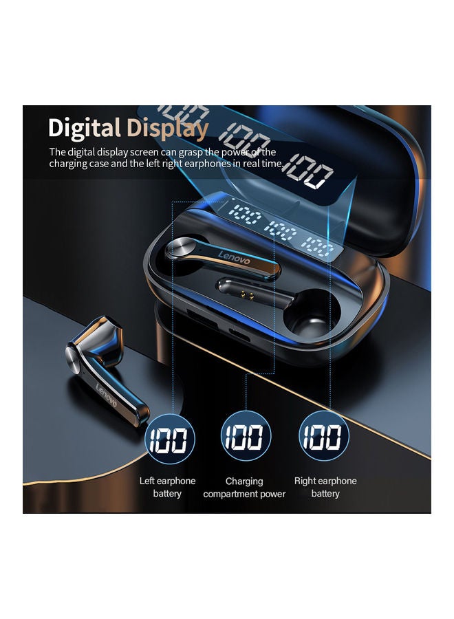 لينوفو سماعة أذن داخلية لاسلكية تعمل بتقنية البلوتوث مع علبة شحن رقمية أبيض - Image 5