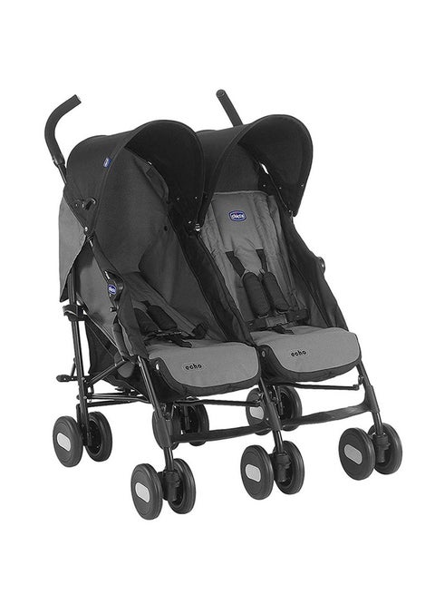 Echo Twin Stroller 0M-3Y,Coal
