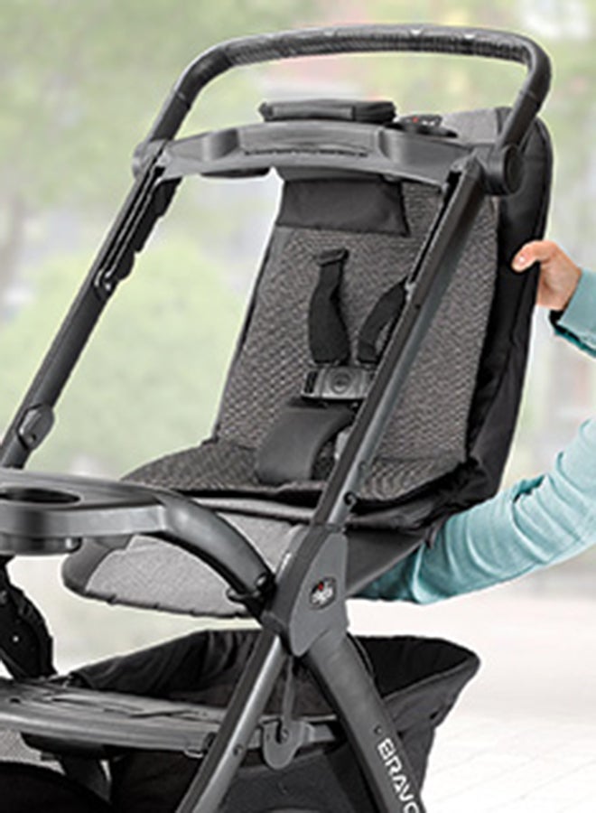 Chicco - Bravo Primo Air Baby Single Stroller, One-Hand Fold, Easy-Grip Push Handle, 6M-3Y, Vero - Image 1
