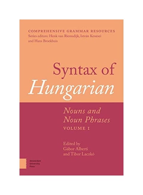 Syntax Of Hungarian Hardcover English by Tibor Laczko - 43083