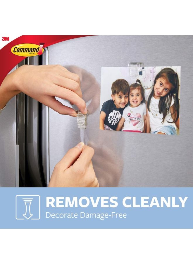 Command Pack Of 6 Fridge Clips Clear 1.25x0.62inch - Image 4