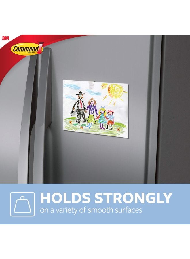 Command Pack Of 6 Fridge Clips Clear 1.25x0.62inch - Image 2