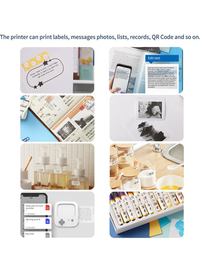 Mini Pocket Photo Printer Blue - Image 5