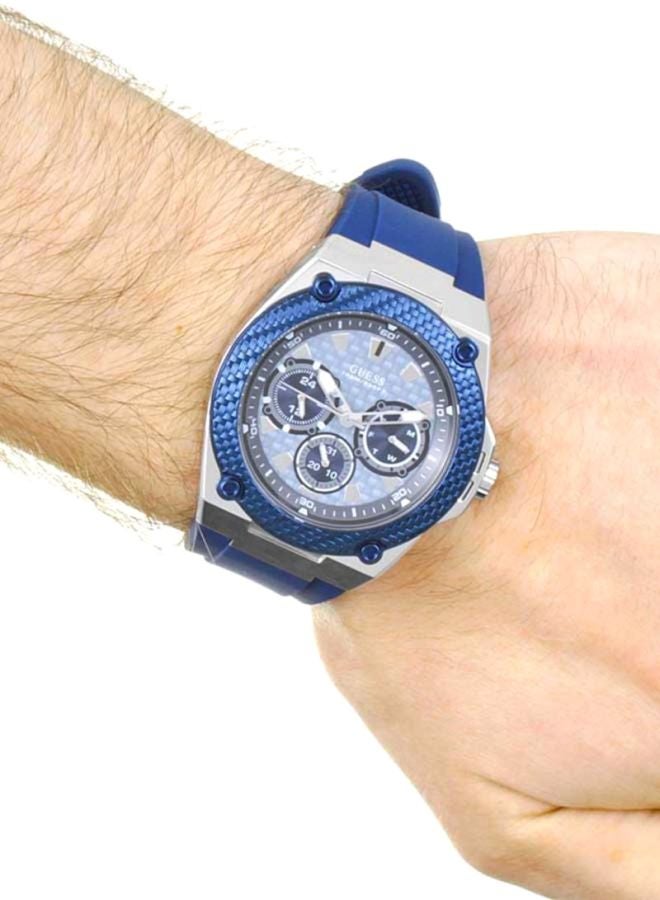 GUESS - Men's Legacy Analog Watch W1049G1 - 45 mm - Blue - Image 1