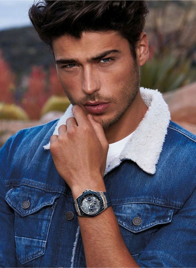 GUESS - Men's Legacy Analog Watch W1049G1 - 45 mm - Blue - Image 1