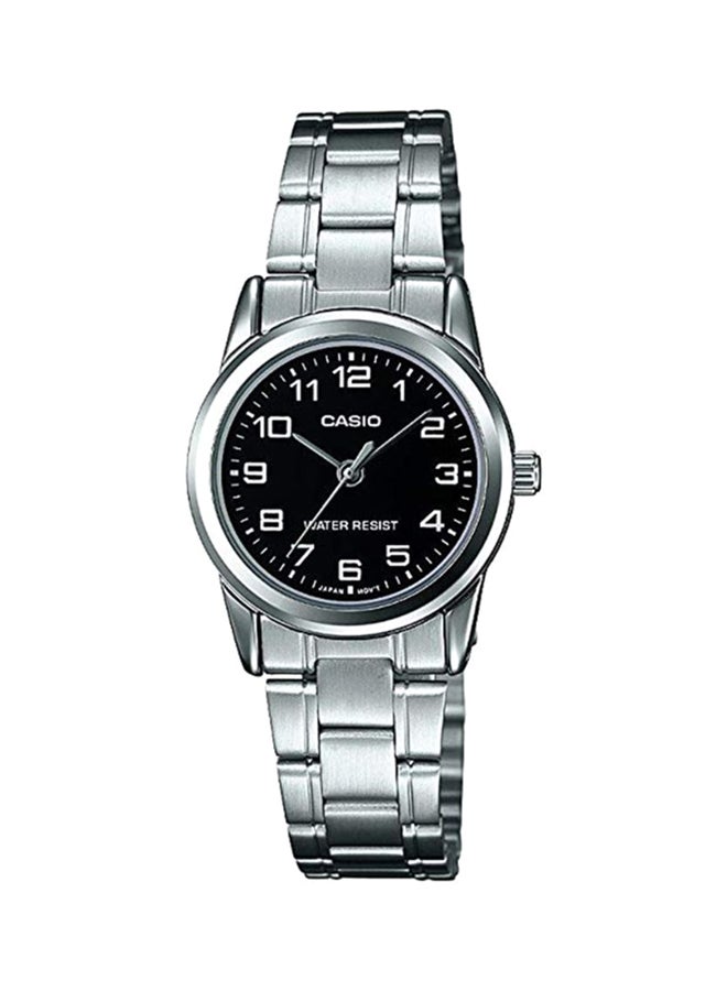CASIO Women's Women's Analog Watch LTP-V001D-1BUDF - 31 mm - Silver  - Image 1