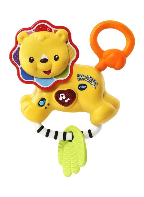 VTech Roar and Explore Lion Teether 2.17x5.98x7.44inch