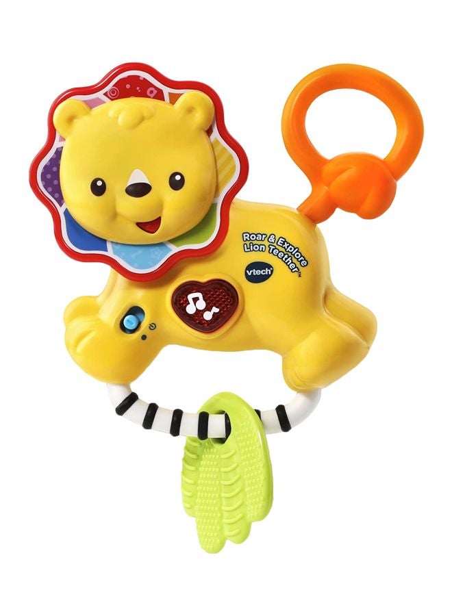 VTech Roar and Explore Lion Teether 2.17x5.98x7.44inch