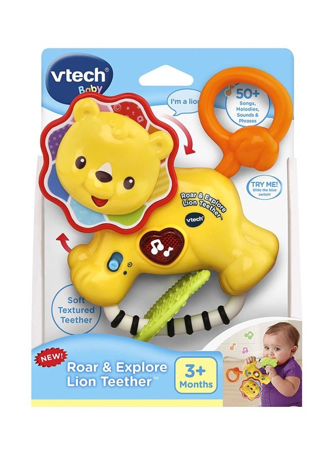 VTech Roar and Explore Lion Teether 2.17x5.98x7.44inch